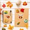 200Pcs Cute Thanksgiving Stickers (Thanksgiving a) 5.9 x 4.72 x 0.6 inches